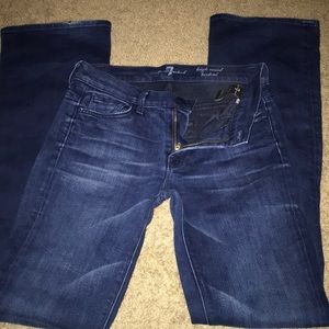 For all Mankind Jeans Size 27 High waisted bootcut